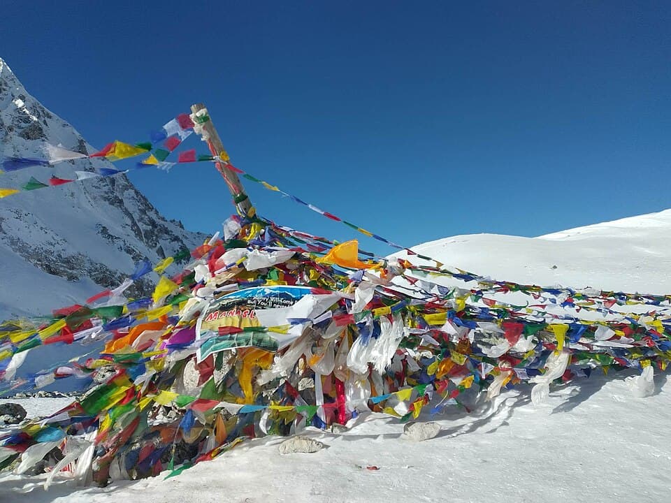 Larkya La in Manaslu Himal
